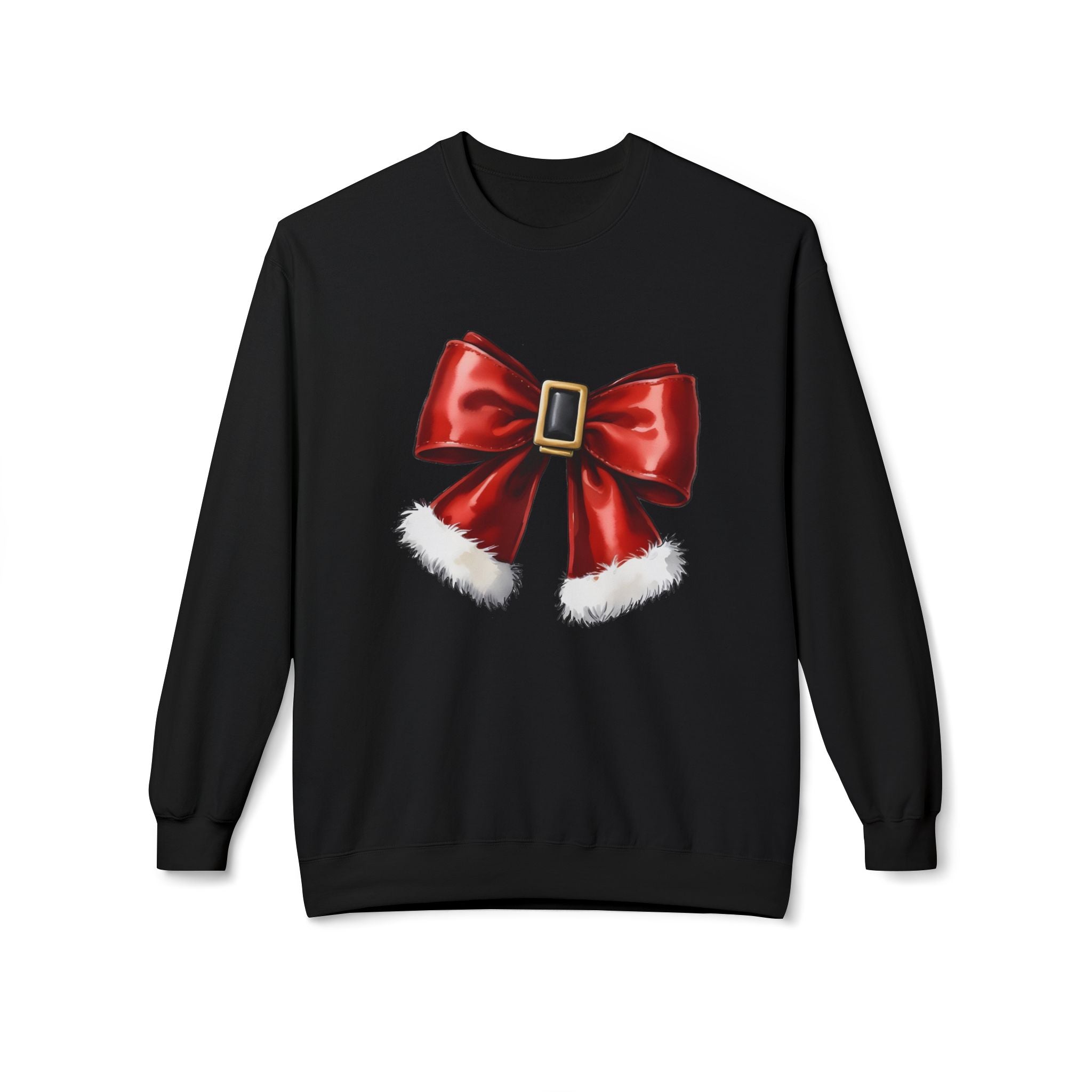 Festive Red Bow Sweatshirt